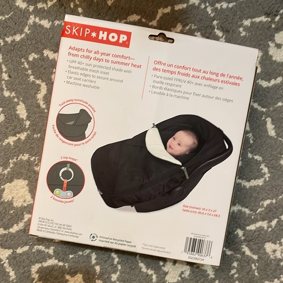 Skip hop car seat wind, warmer cover UPF 40+ - Picture 12 of 13